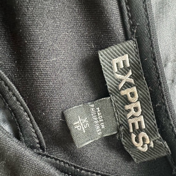Express Black Textured Vest - Picture 3 of 3